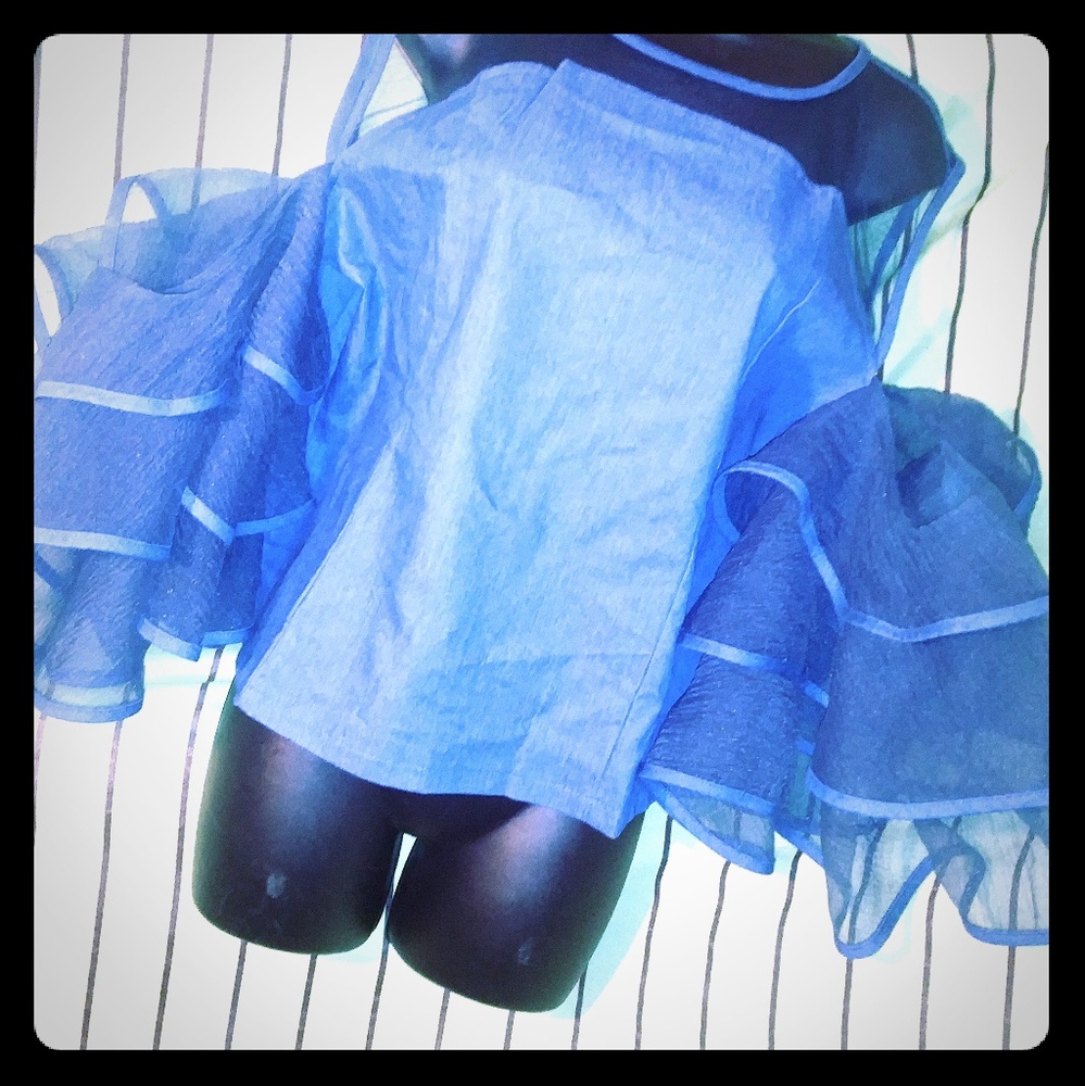 Sexy Denim Shirt for a Fiesta or feisty night out